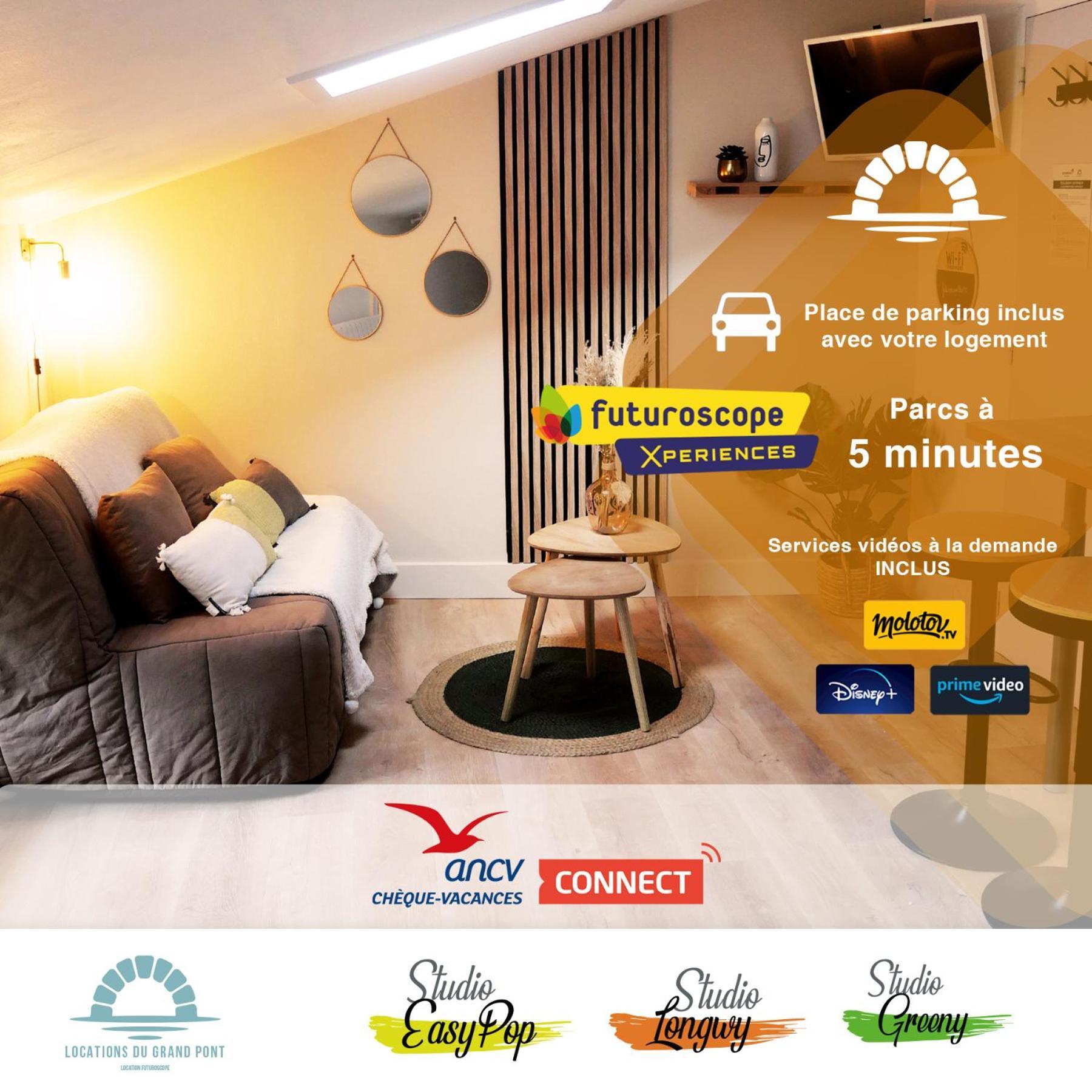 Locations Du Grand Pont - Appart Hotel Poitiers - Futuroscope Chasseneuil-du-Poitou Ngoại thất bức ảnh